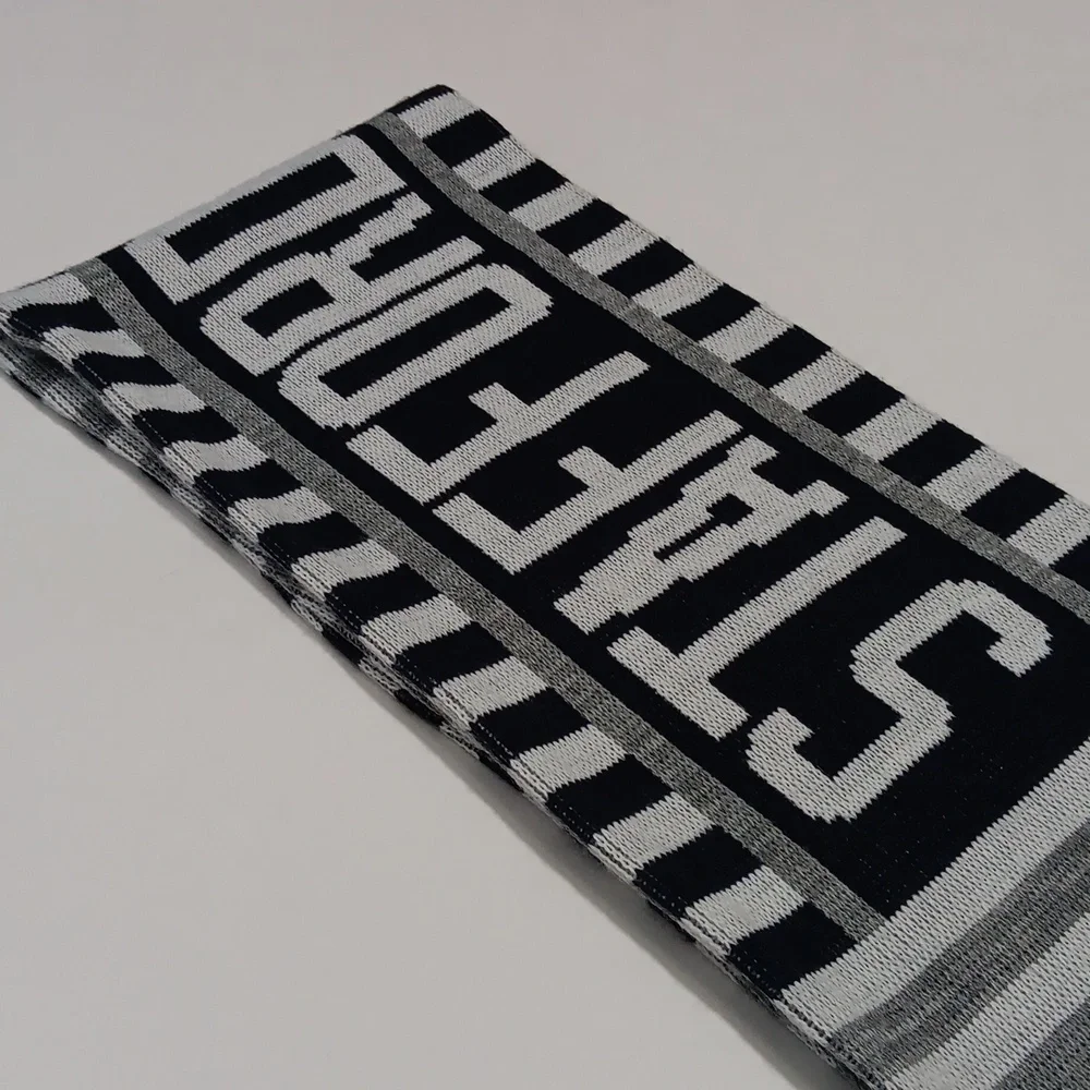 ADIDAS- Stafford Soccer Blue and Gray Scarf